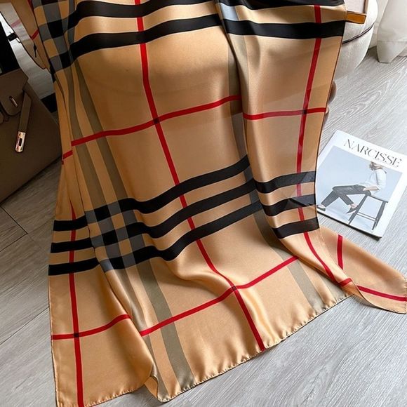 Long Silky Scarf - Picture 2 of 8